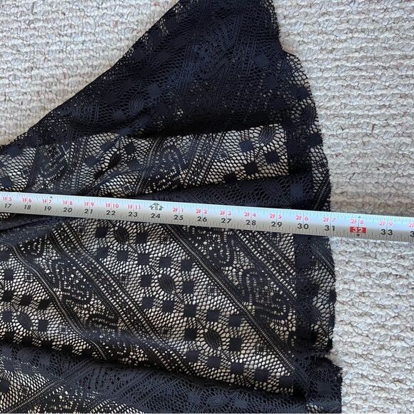 Free People  Talk that Talk Peter Pan Collar Fit and Flare Lace Dress - Picture 10 of 16